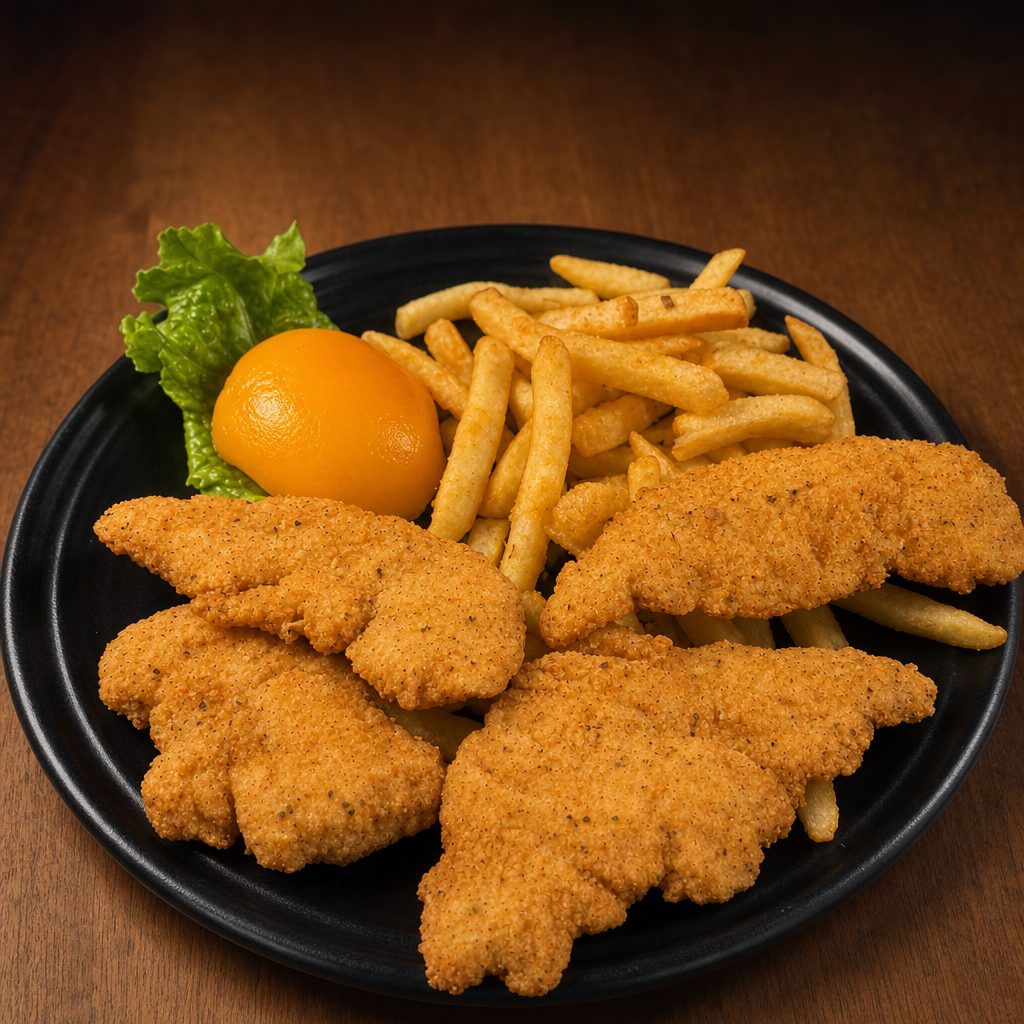Chicken Strip Dinner.