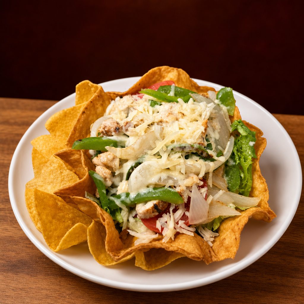 Chicken Fajita Salad.