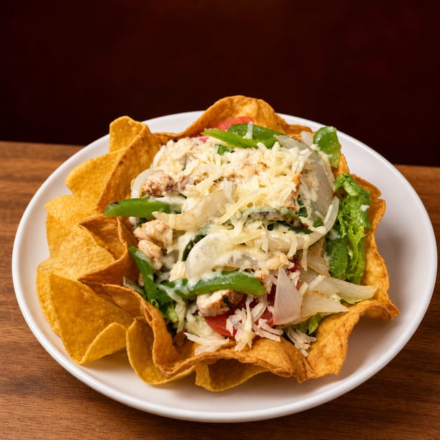 Chicken Fajita Salad.