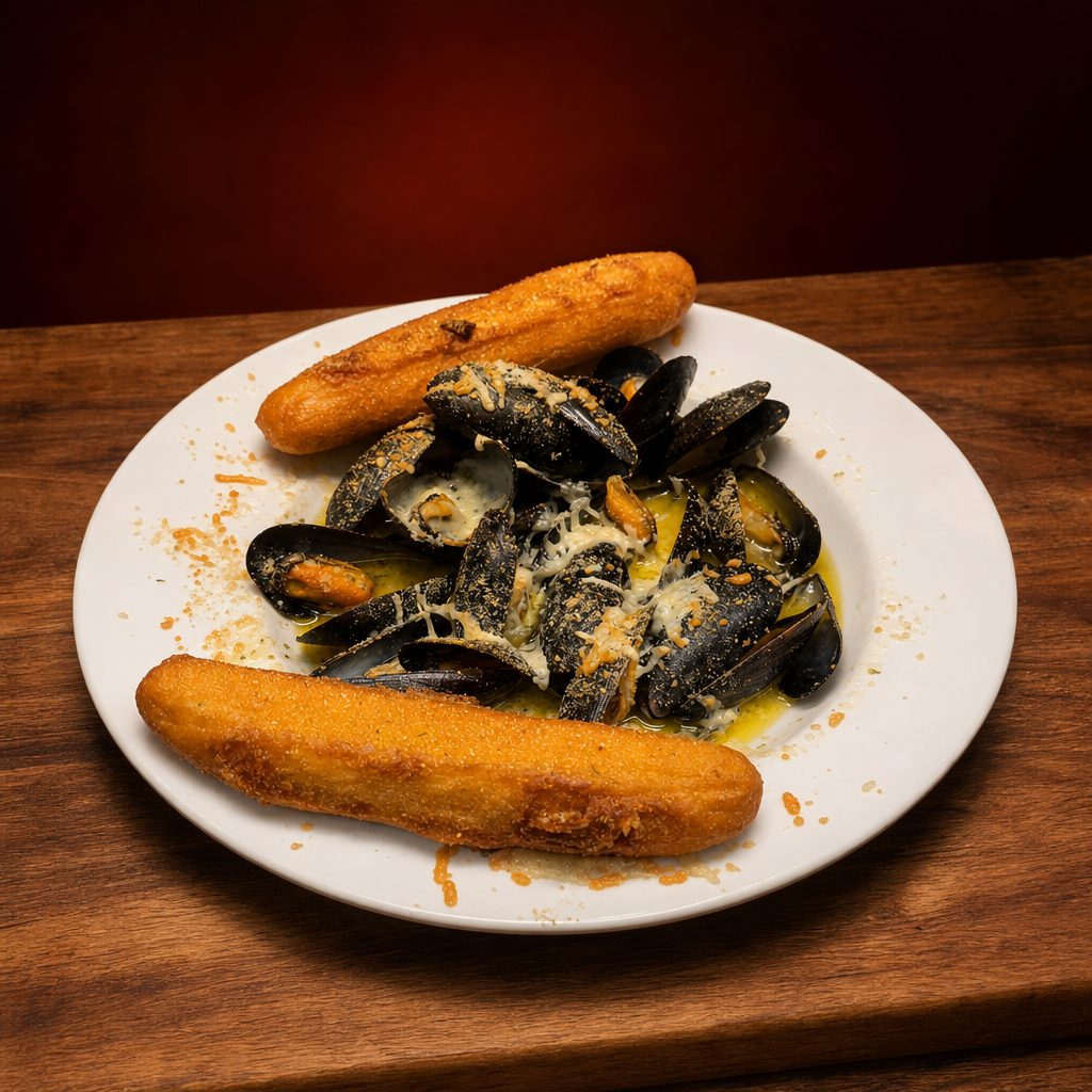 Mussels.
