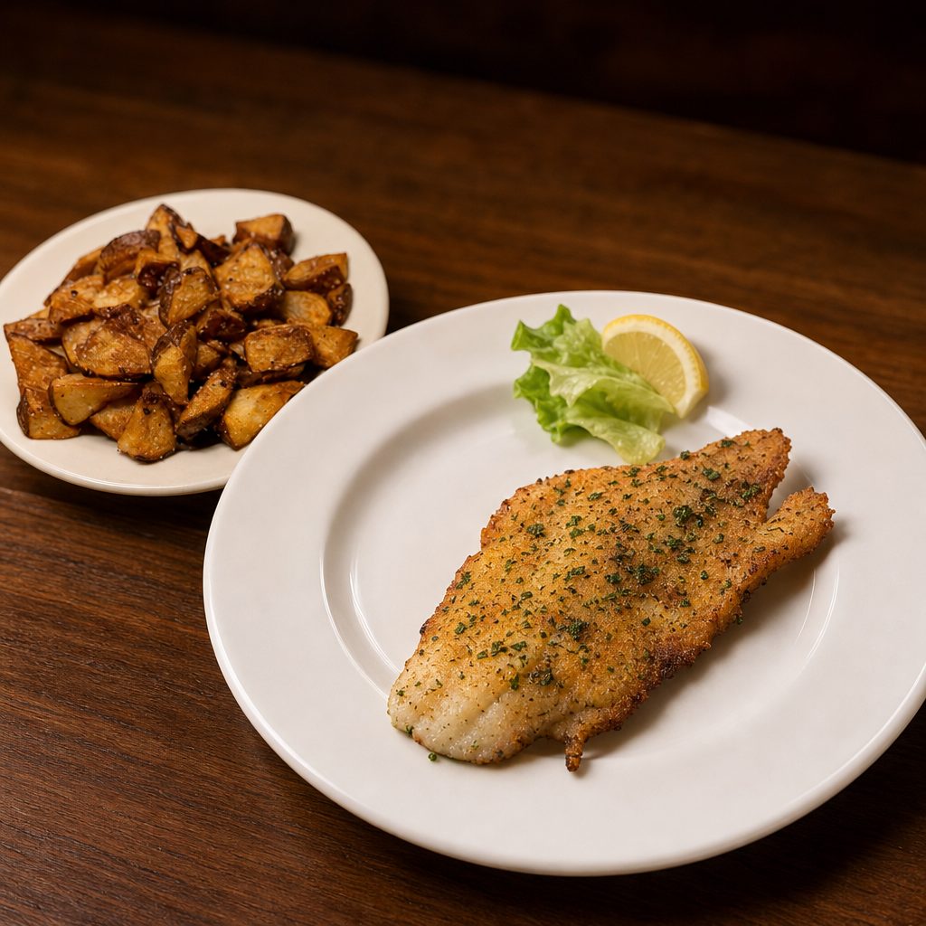 Pan-Fried Walleye.