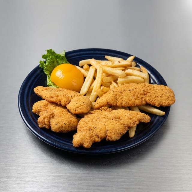 Chicken Strip Dinner.