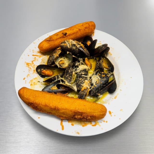 Mussels.