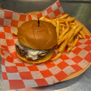 Mushroom Swiss Burger