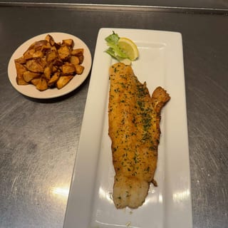 Panfried Walleye